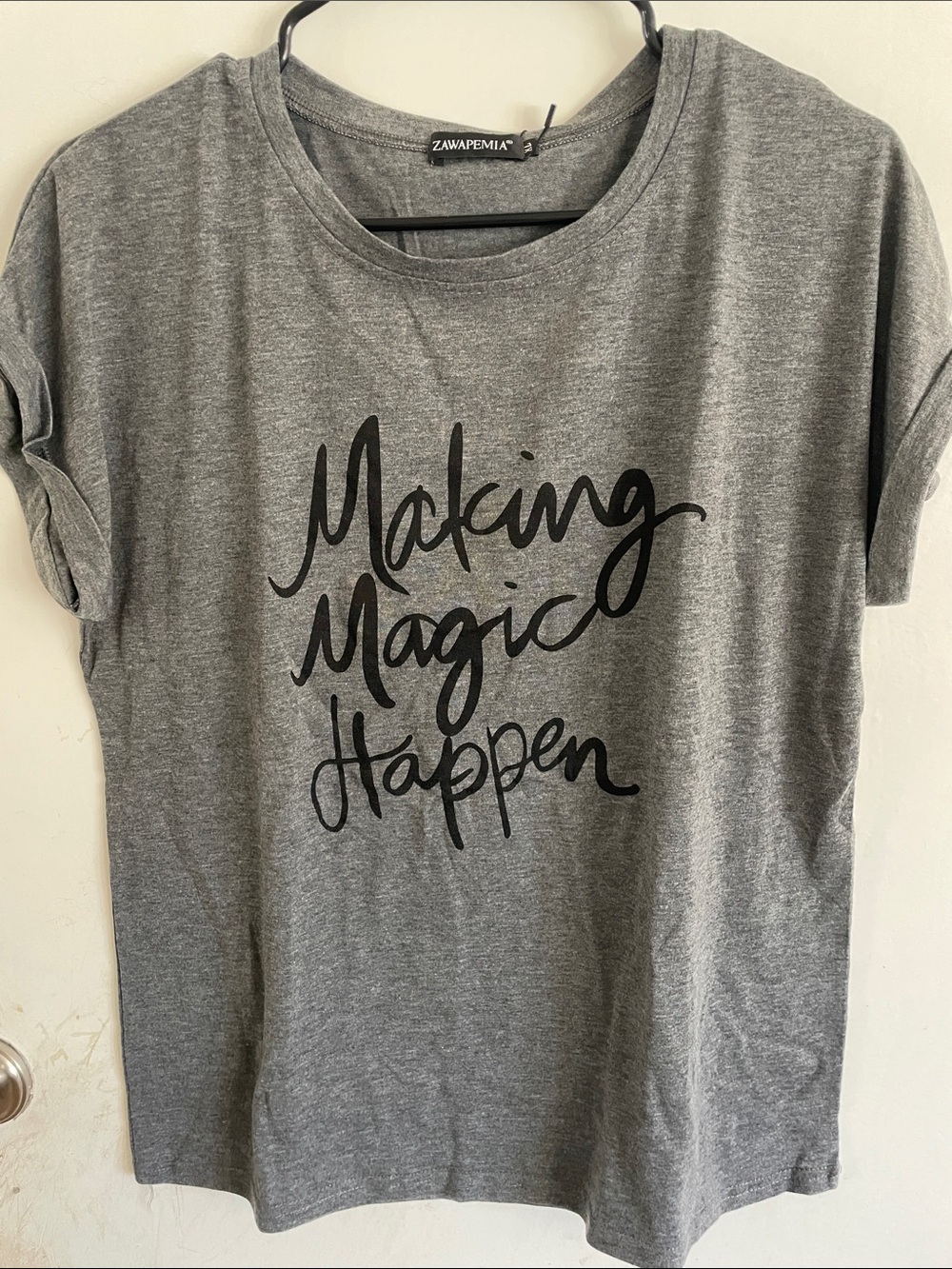 Gray 'Making Magic Happen' Graphic Tee